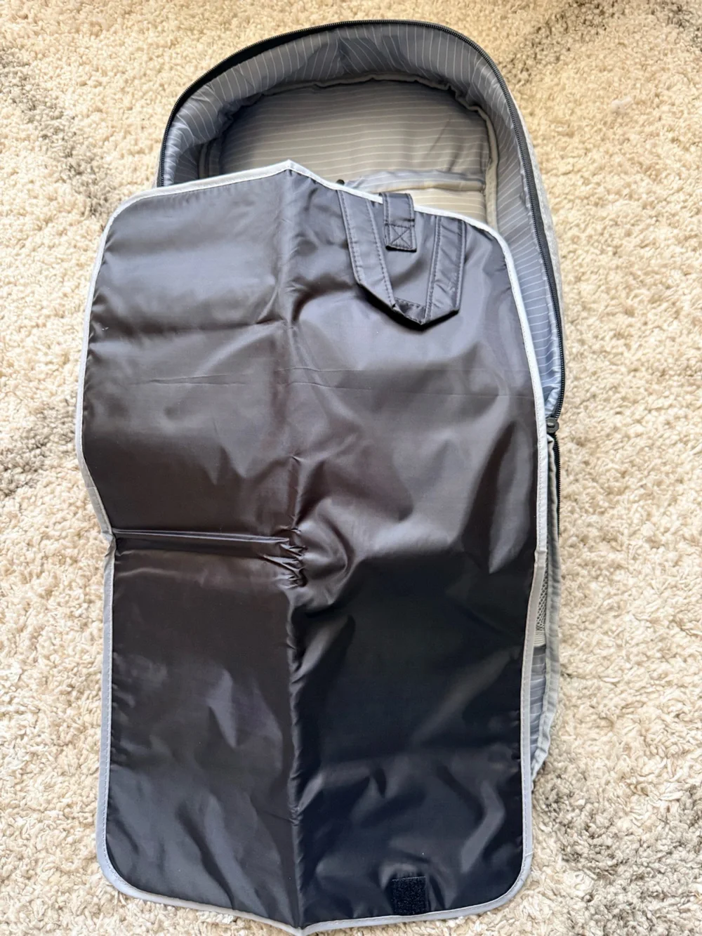 Light Gray Diaper Backpack